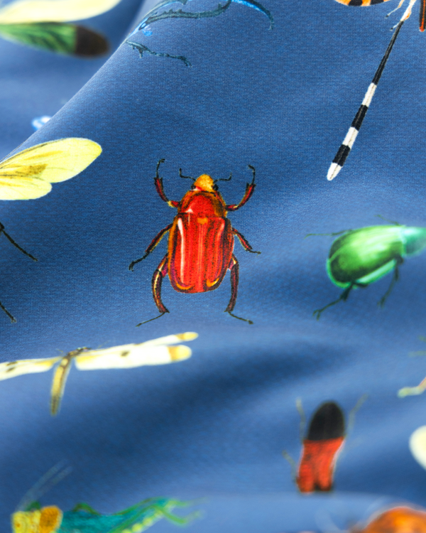 big insect swimshorts - blue