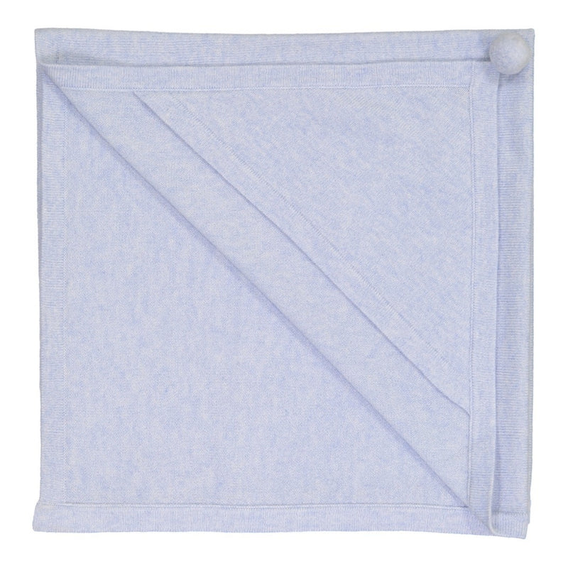 Clementine Cashmere Baby Blanket - Light Blue